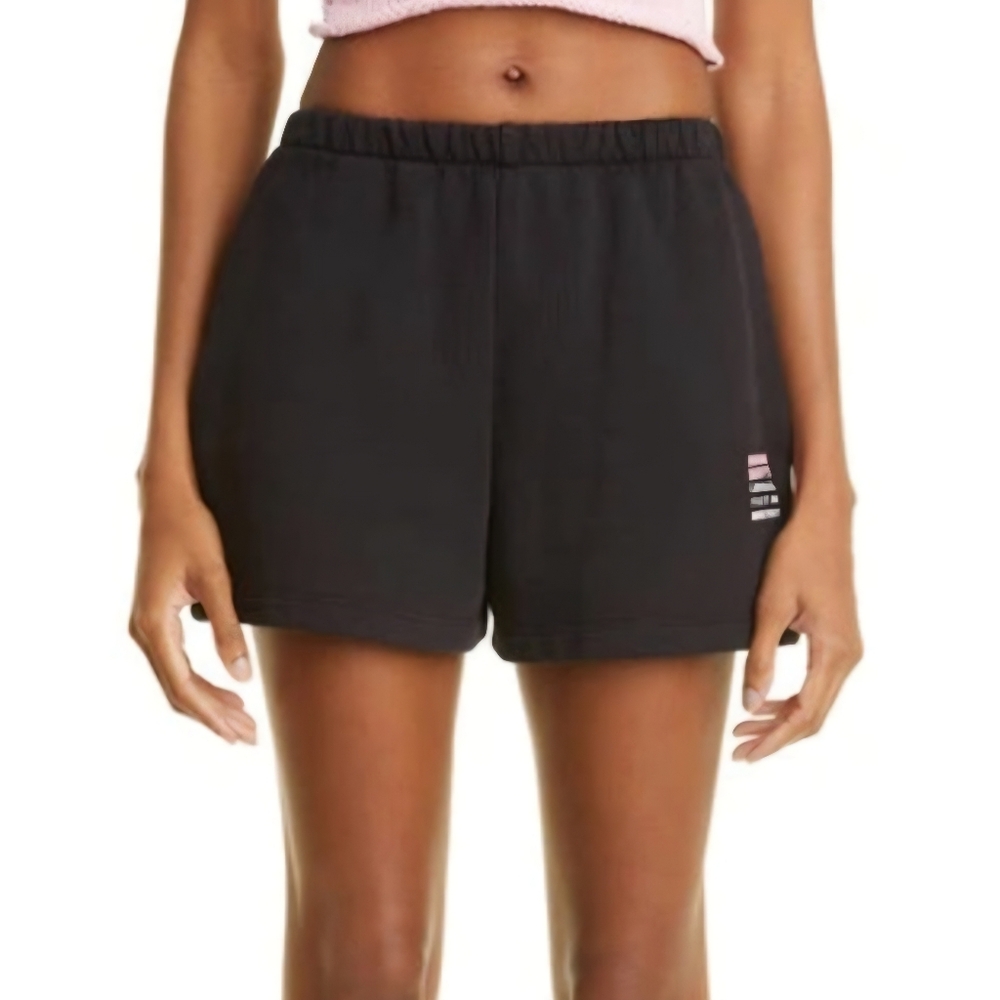 NWT Liberal Youth Ministry Dream Baby Graphic Sweat Shorts In Black Sz S